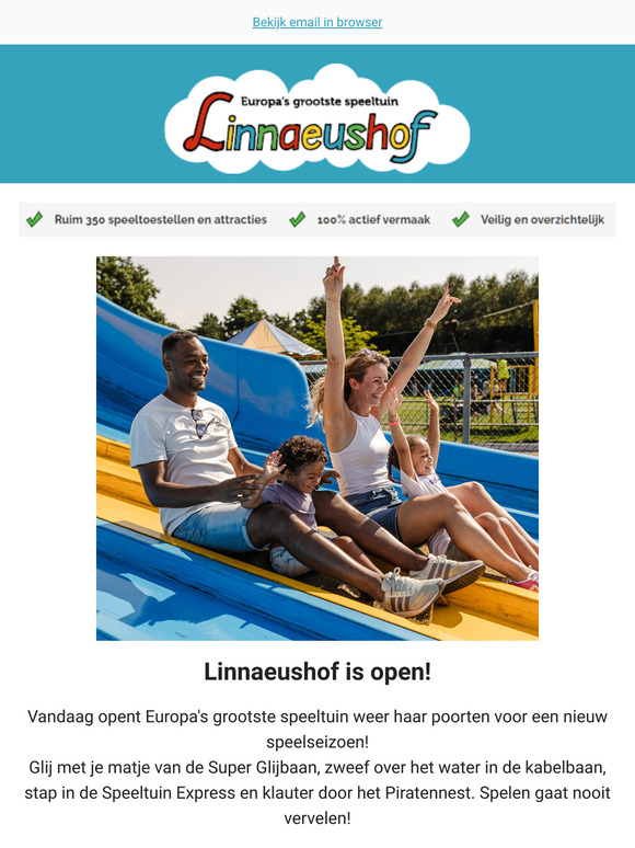 🎡 Linnaeushof is open!