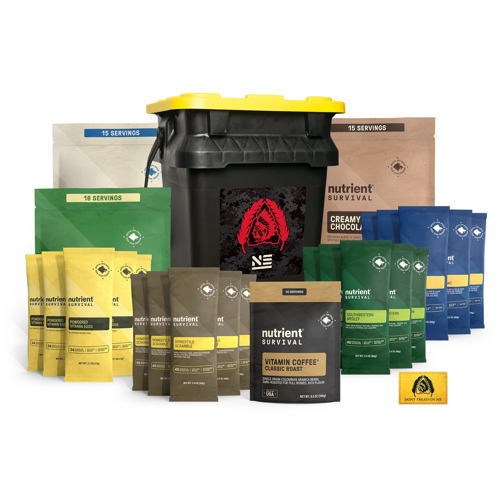 Image of Black Scout Survival 10-Day Gadsden Emergency Food Kit
