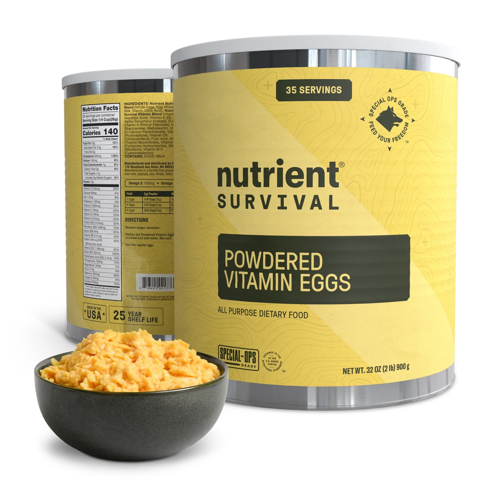 Image of Powdered Vitamin Eggs #10 Can