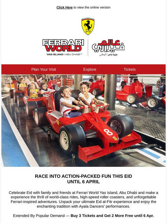 Celebrate Eid with Non-Stop Thrills 🏎🎢