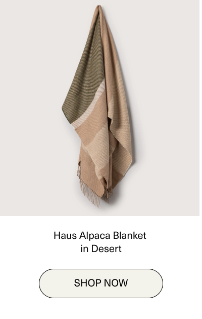 Haus Alpaca Blanket