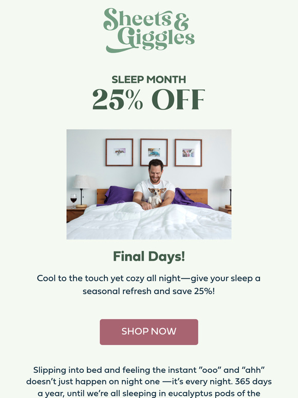 Sleep Month Sale: Ending Soon!