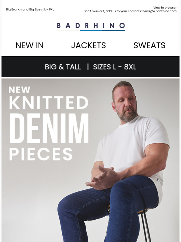 NEW: Knitted Denim Pieces