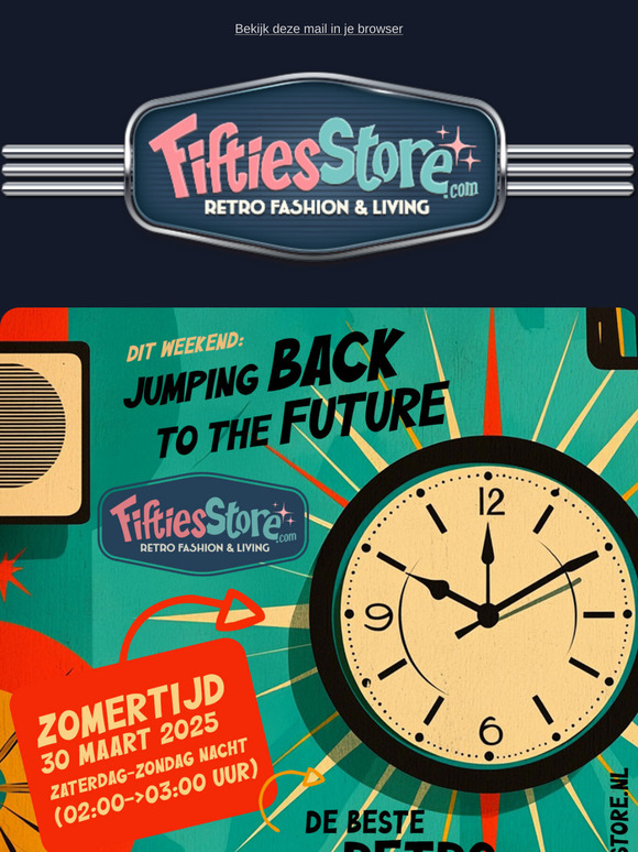 🕑 Zomertijd met de beste retro klokken!