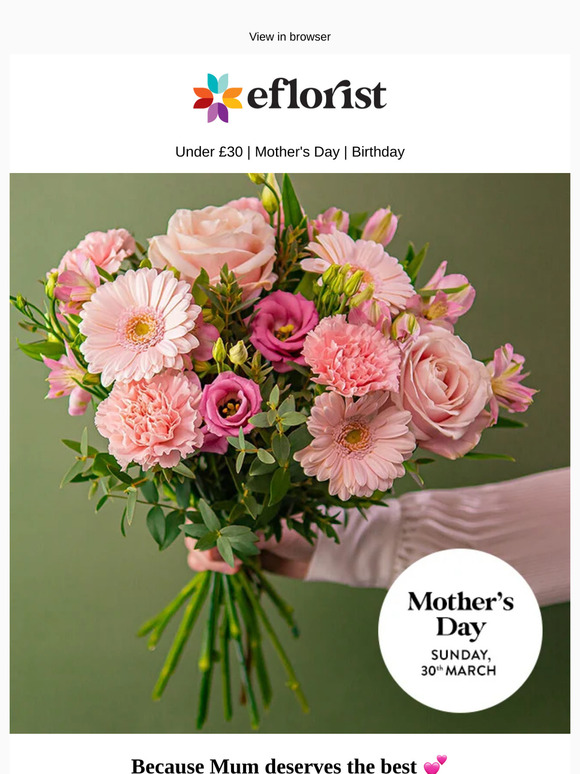 Only TWO days left to order for Mother's Day 💗