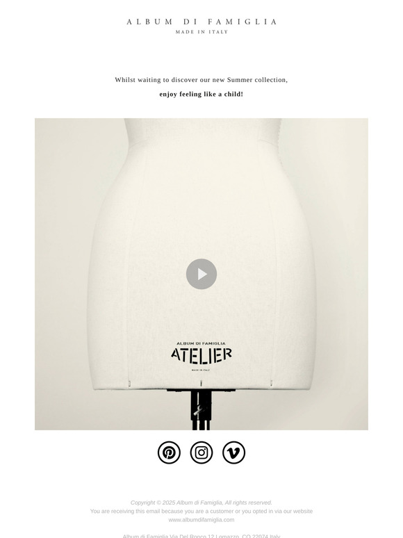 Waiting for the new Summer collection