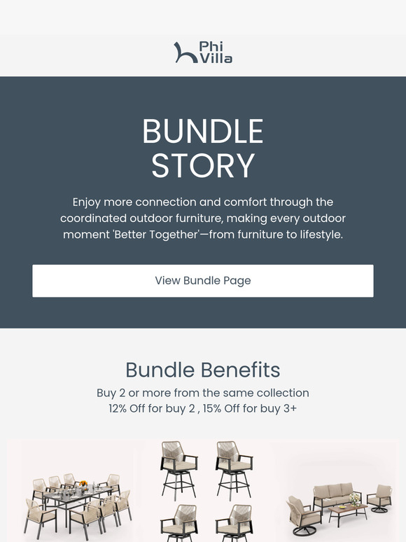 Stunning Bundle Sets for Your Outdoor Upgrade