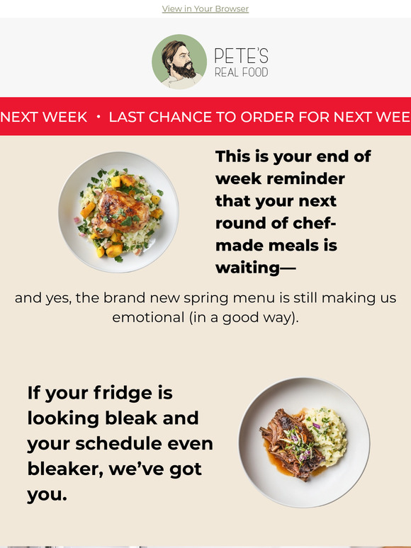 Fresh Meals or Fridge Regret? You Choose.