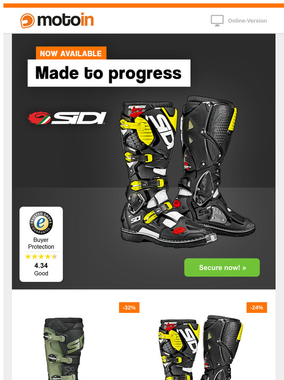 ⏳ Discount on SIDI boots: For limited time!