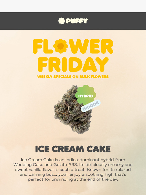 Save on Premium Indoor Flower: Ice Cream Cake
