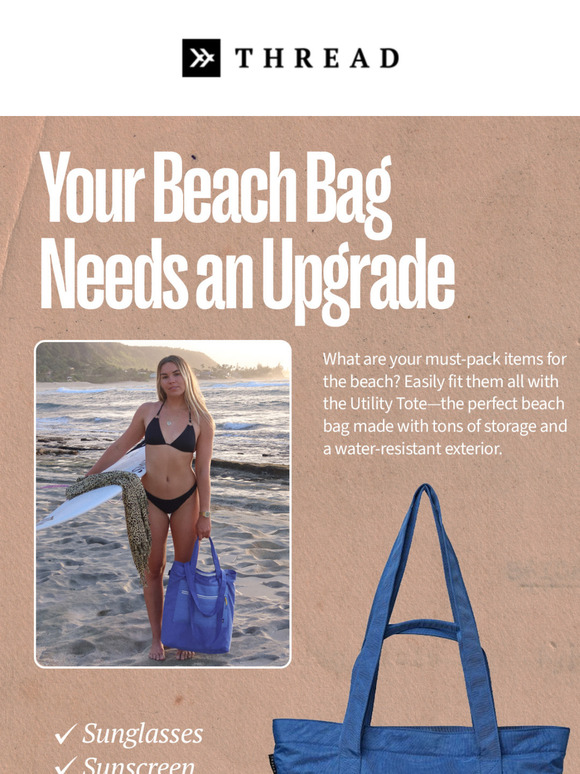 Upgrade Your Beach Bag for the Season 🏖️