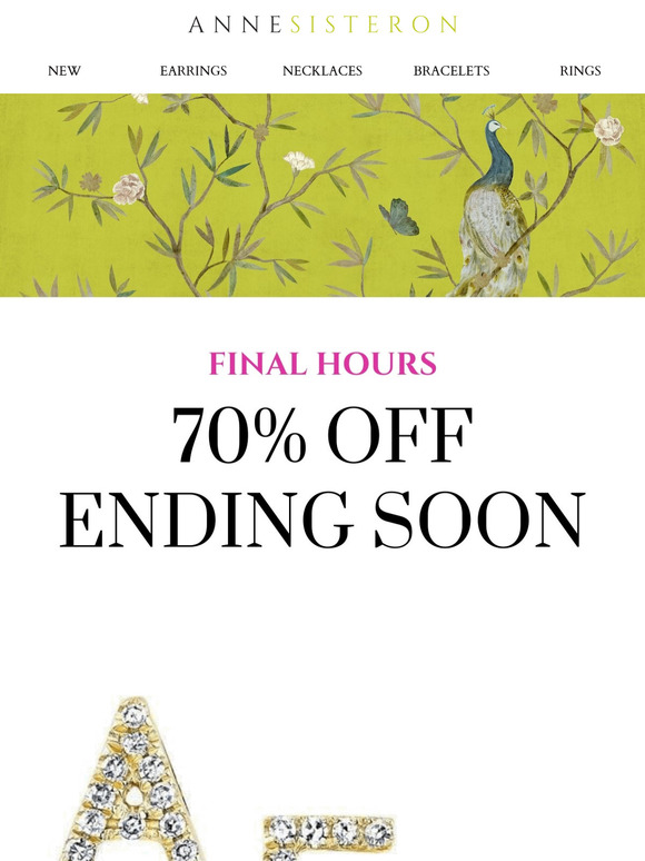 Final hours for 70% off!