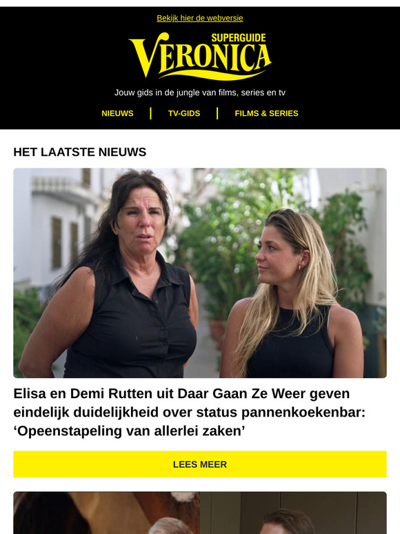 Elisa en Demi uit Daar Gaan Ze Weer geven duidelijkheid over status pannenkoekenbar