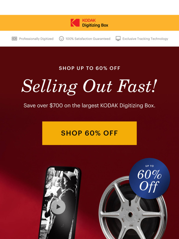 It's closing time, last call for up to 60% OFF.