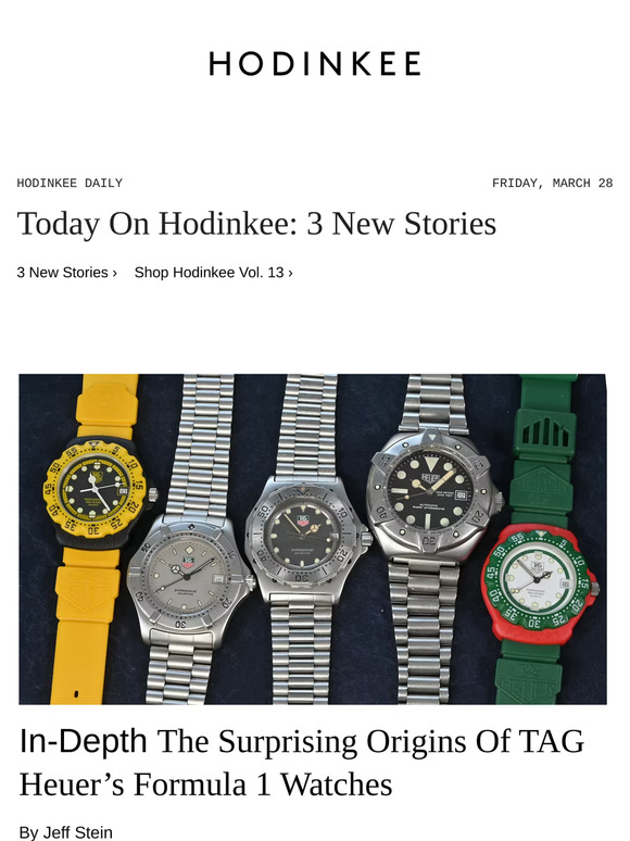 Hodinkee Daily | 03/28/2025