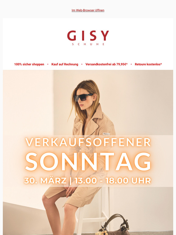Verkaufsoffener Sonntag am 30. März 🛍️