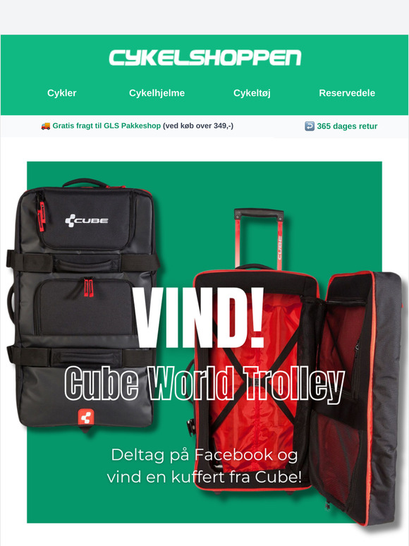 Vind en rejsekuffert fra Cube! 🧳✈️