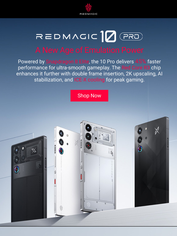 🎮Get Ready for the Future of Gaming with the REDMAGIC 10 Pro