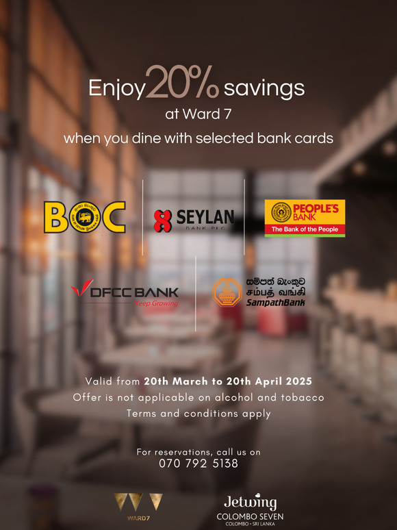 Bank offers at Ward7