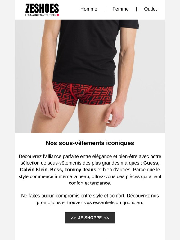 Craquez pour nos sous-vêtements iconiques
