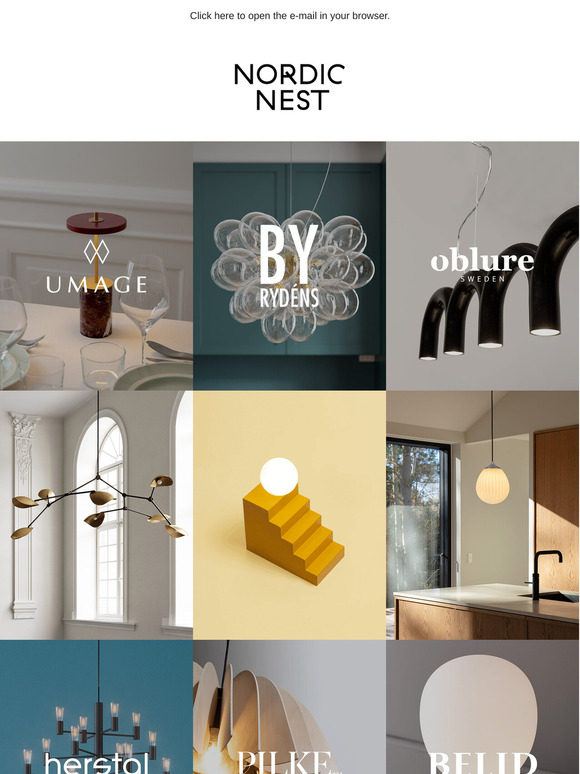 Don't miss out on up to 50% off design lamps🛋️