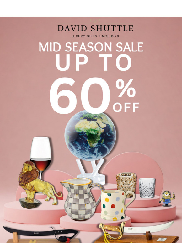 The Mid-Season Sale Starts NOW!