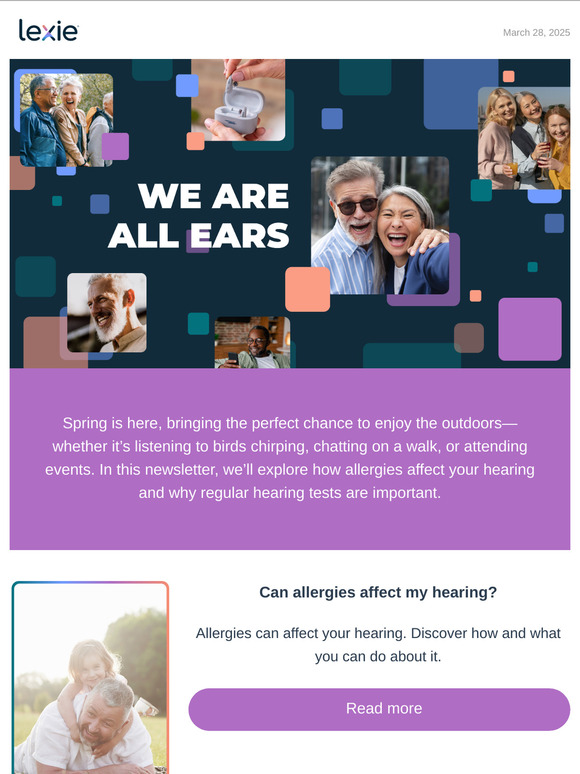Enjoy Spring’s best moments with Lexie hearing aids