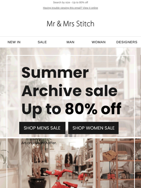 Mid Season - Archive Sale