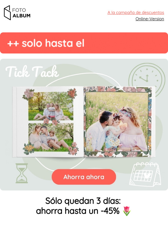 Tick Tack - la oferta de primavera expira pronto ⏰