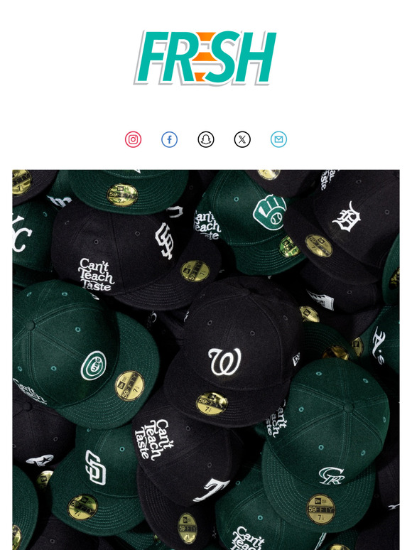 New Era Cap X Diet Starts Monday 5950 "Can't Teach Taste" MLB Pack