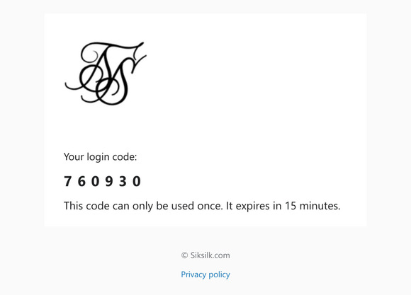 760930 is your login code