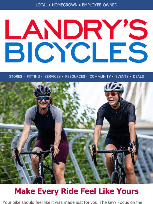 Landry’s has 3 Upgrades to Improve Every Bike Ride