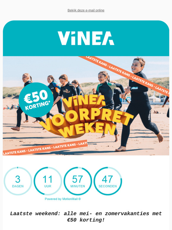 LAATSTE KANS OP €50 KORTING!