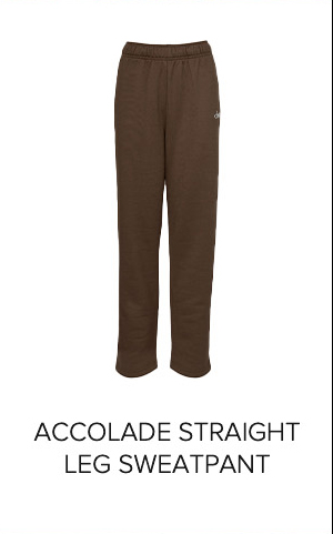 ACCOLADE STRAIGHT LEG SWEATPANT