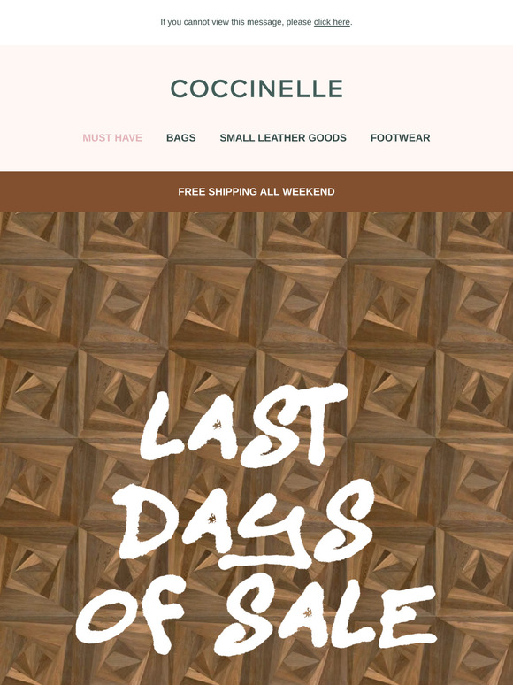 Last days of sale: up to 50% off | FREE SHIPPING