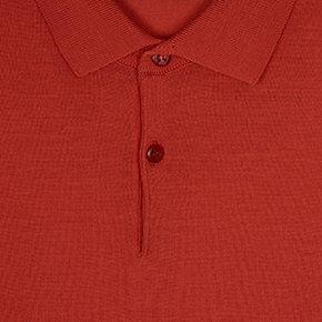 Camden Polo Shirt in Tulip Red
