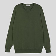 Brick Jumper In Sepal Green