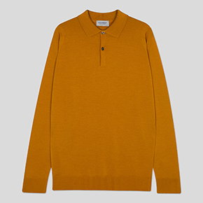 Camden Polo Shirt In Saffron