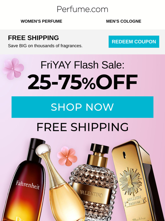 FriYAY Flash Sale: 🤩25-75% OFF