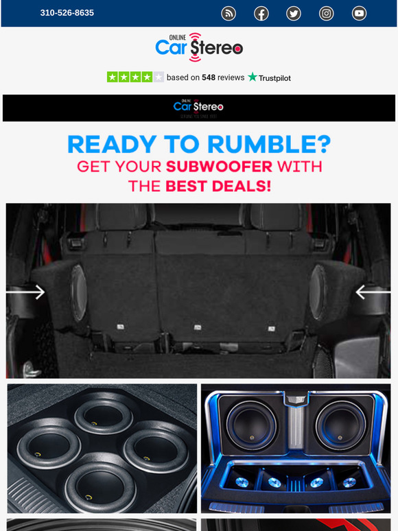 Ready to Rumble?🔥Get the Best Subwoofer Deals Now Before They’re Gone!