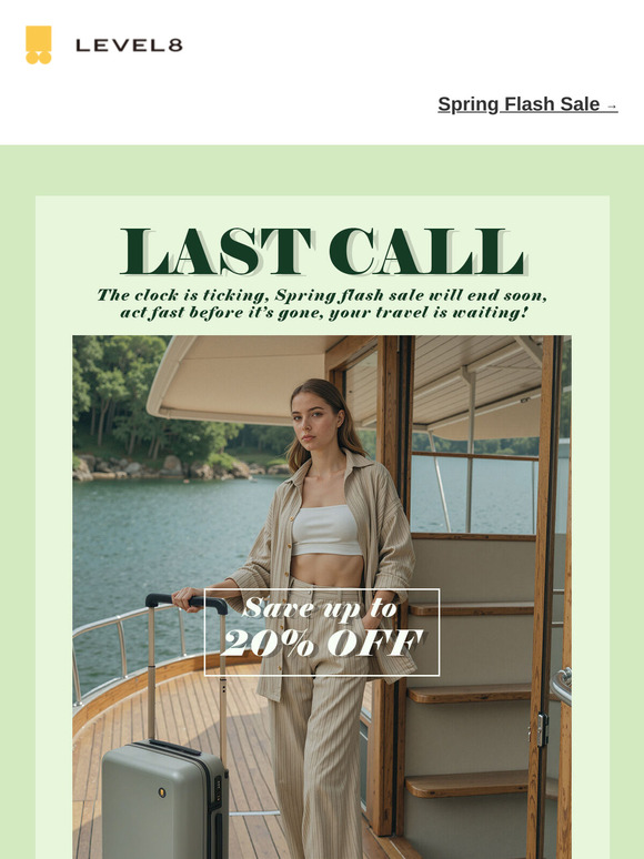 Flash Sales will end soon!