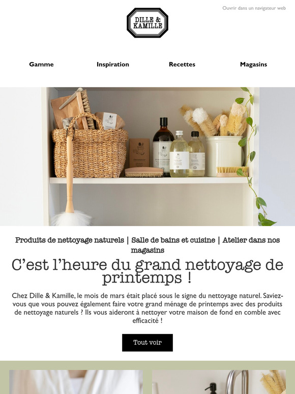 C’est l’heure du grand nettoyage de printemps !