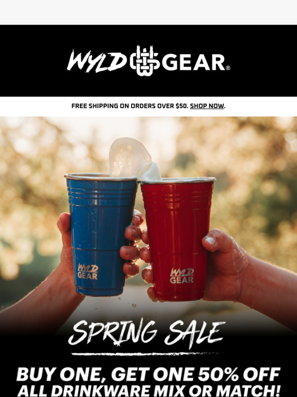 Ends Sunday: $75 Off Coolers + BOGO 50% Drinkware