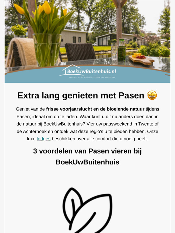 Geniet van een lang weekend weg met Pasen 🐣