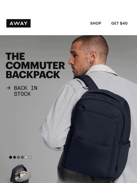 GOING FAST: The Commuter Backpack is back