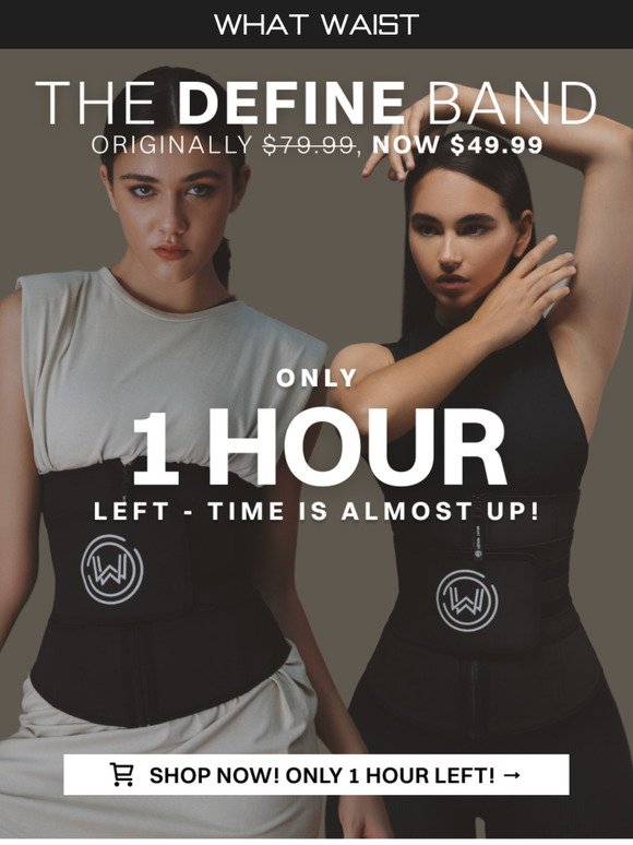 1 HOUR LEFT! Define Band for $49.99 – Act Fast!