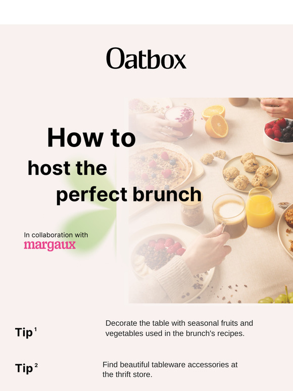 How to host the perfect brunch ☕🥐