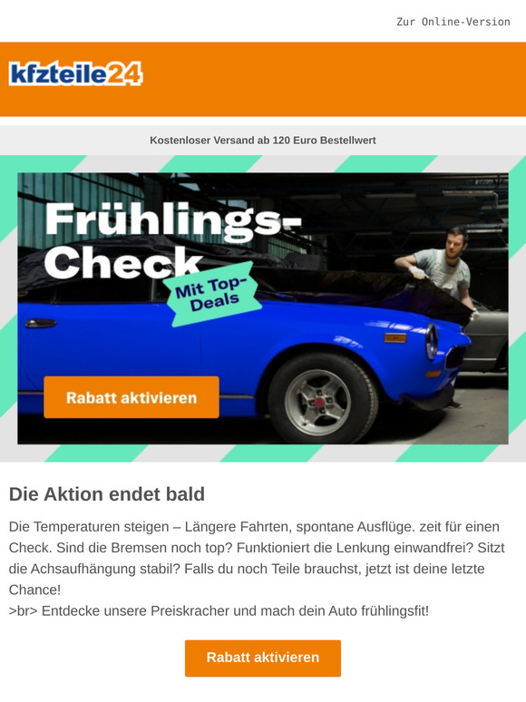 Ist dein Auto für den Frühling startklar?