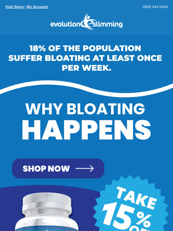 4 in 10 suffer from bloating - Here's why.