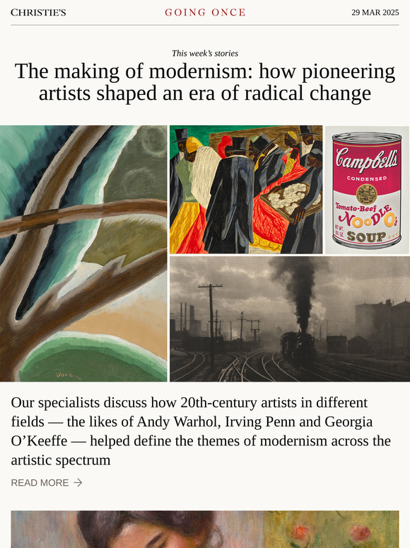Going Once No. 428 | O’Keeffe, Penn, Warhol in our Modern New York sales
